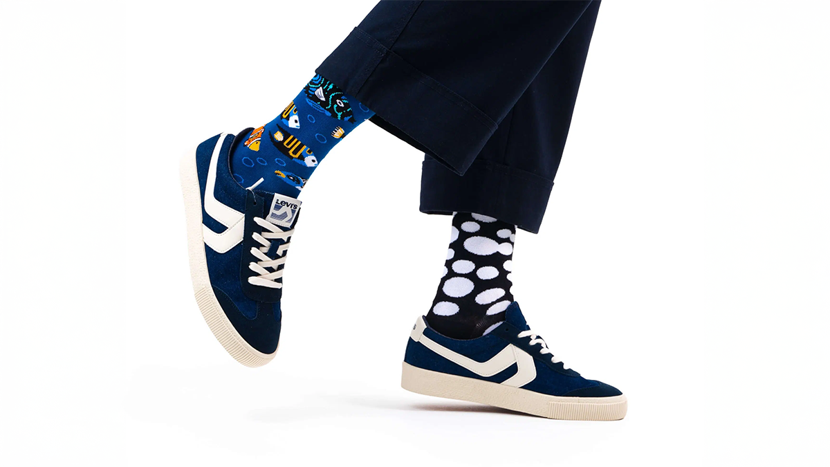 Asymetryczne skarpetki Many Mornigns - Tropical Fish